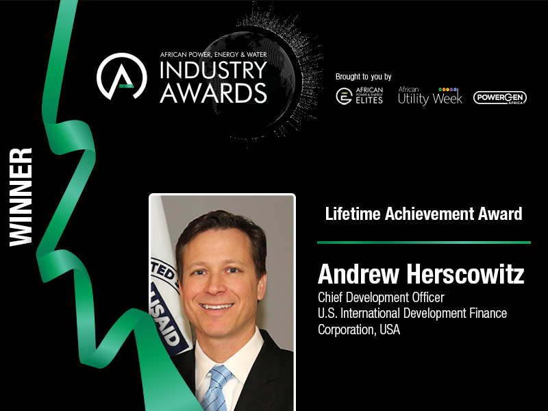 Former Power Africa Coordinator Andrew Herscowitz wins Lifetime Achievement Award